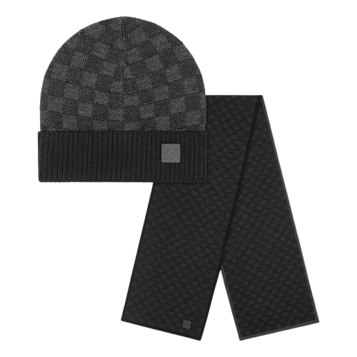 Louis Vuitton Beanie x Scarf