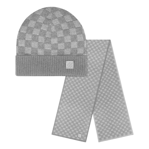 Louis Vuitton Beanie x Scarf
